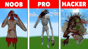 NOOB VS PRO VS HACKER Minecraft Pixel art Trevor Henderson SCP