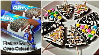 Oreo Cakesicles | 5 min Fireless Cooking for Competition| Tasty Chocolate Dessert with 2 ingredients