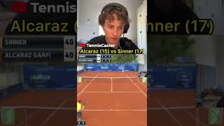 🚨FIRST MATCH Alcaraz(15) vs Sinner(17)! ¿Quién ganó?#alcaraz #sinner #firstmatch #tennis