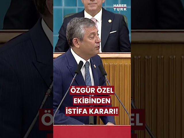 CHP'de İpler Koptu! Özgür Özel Ekibinden İstifa Kararı: "Kurultaya Gidiyoruz"