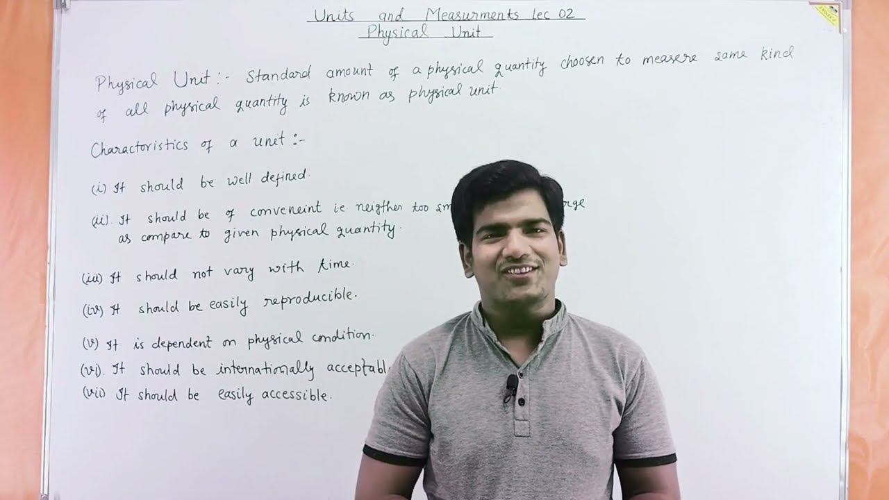 Dive Deep into Physics II  Unit and Measurement Lecture 02