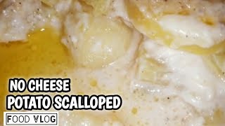 How to make POTATO SCALLOPED WITH NO CHEESE / QUICK & EASY HOMEMADE RECIPE / momshieJana kusina vlog