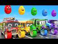 Wow! Find Out the Colors of the School Bus, Fire Truck | Learn Colors | Nursery Rhymes Kids Songs