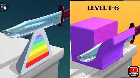 ASMR Slicing Gameplay- All Levels # 1-6 Gameplay Andriod,ios ( Level 1-6 )