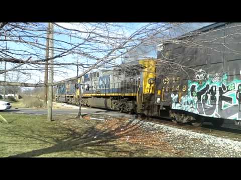 CSXT 8523 leading northbound on LIRC on 1/17/2015