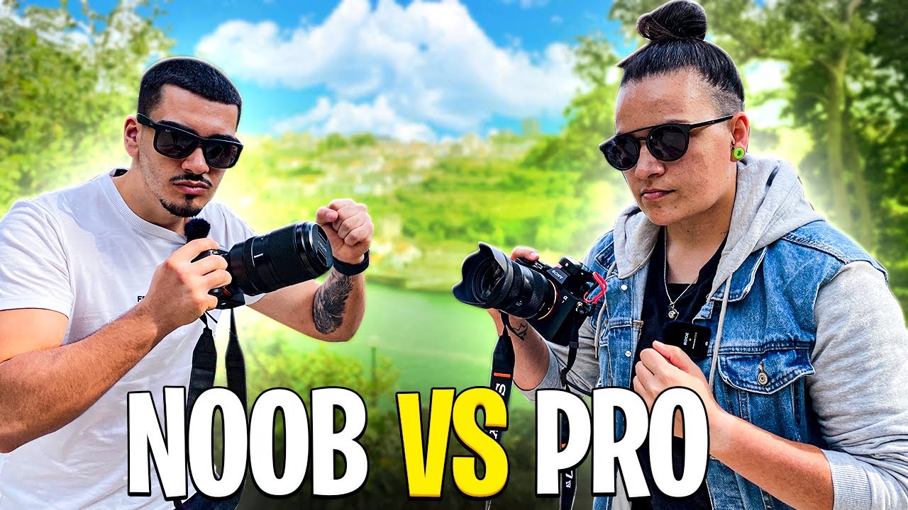 NOOB vs PRO - DESAFIO DE FOTOGRAFIA 2