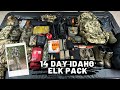 14 Day DIY Idaho Public Land Elk Pack Dump