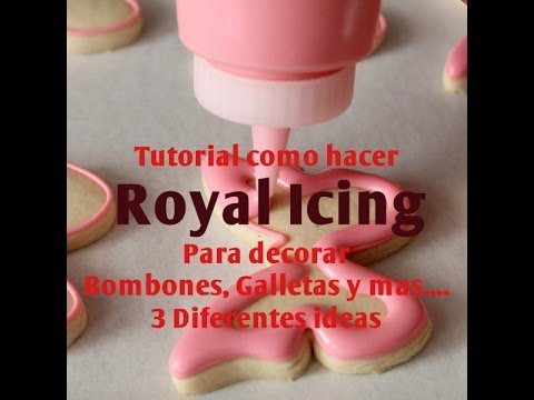 Cómo Hacer Royal Icing Para Decorar Bombones, Galletas, y más (3 Ideas) - Madelin's Cakes