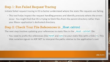 Solving Blazor Static File 404 Errors on IIS Server 2019