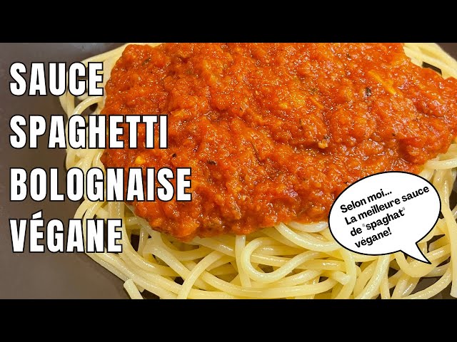 Sauce bolognaise végane