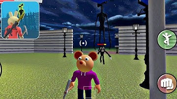 Piggy Intercity Siren Head MOD | Full Game | Gameplay Walkthrough PART 1 (iOS, Android)