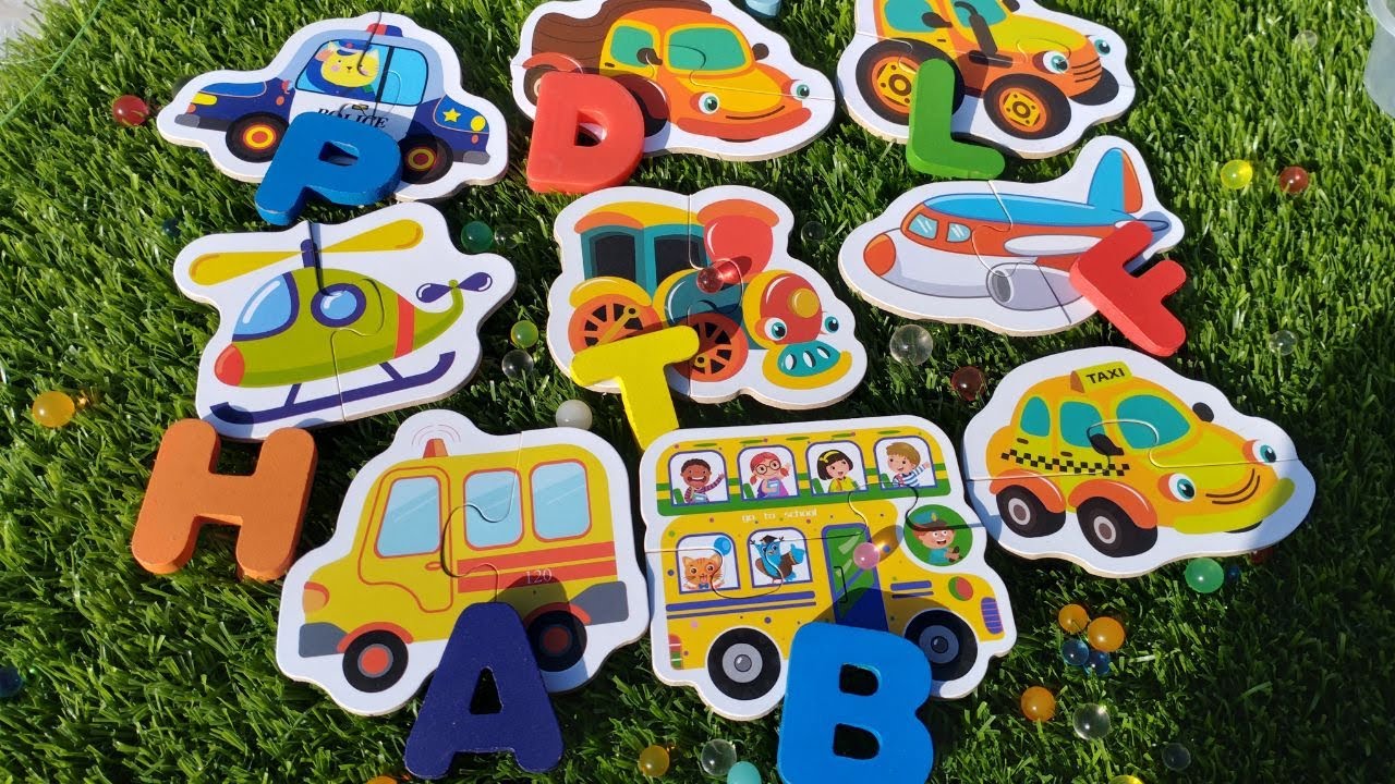 abc vehicles, vehicles puzzle, A-Z Vehicles Phonics, vehicles names in ...