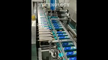 toothpaste packing machine #technology #machine #machinery
