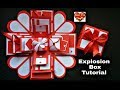 Explosion Box Tutorial | How to Make Explosion Box for Valentine's Day / Anniversary