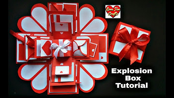 Explosion Box Tutorial | How to Make Explosion Box for Valentine