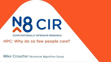 Mike Croucher - HPC - Why do so Few People Care?