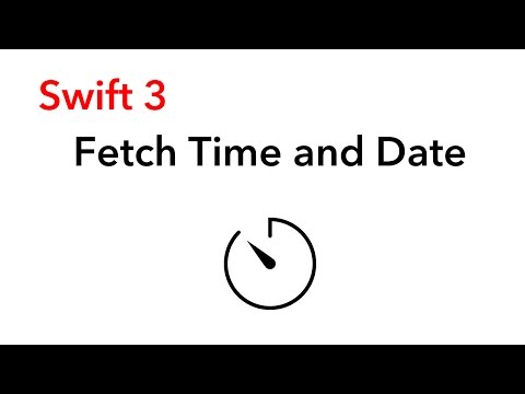 Fetching Date and Time (2 methods) (Swift 3 + Xcode 8.2.1)