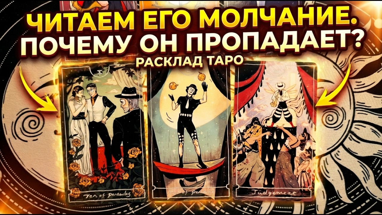 Почему мужчина пропадает и появляется? Гадаю на картах Таро. #предсказание #таро #гадание