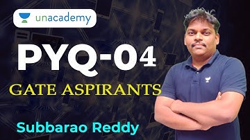 GATE PYQ -05 | Subbarao Reddy #computer_science #gate_2023 #subbarao