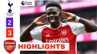 Tottenham vs Arsenal HIGHLIGHTS (2-3): Havertz, Romero, Son \& Saka Goal.