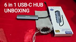 6 in 1 USB-C HUB UNBOXING // Verilux // With PD/ USB/reader and video interface