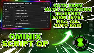 OMINIX Script Hack Roblox - Auto Farm Atualizado - Funcionando 2024