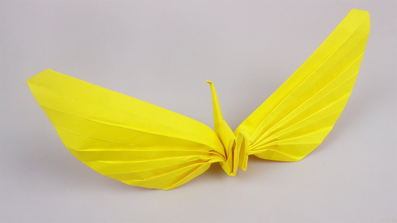 折り紙】 簡単 可愛い 鶴 折り方 / 折り紙 鶴 Origami Crane - YouTube