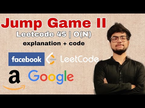 Leetcode 45 | Jump game II | O(N) | Hindi | Explanation + Code