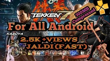 Tekken_7 highly compressed iso free download Android | tekken-6 mod | Hindi