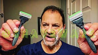 Schick HYDRO Skin Comfort - What’s better 3 blades or 5? - average guy tested #APPROVED #ShaveWars