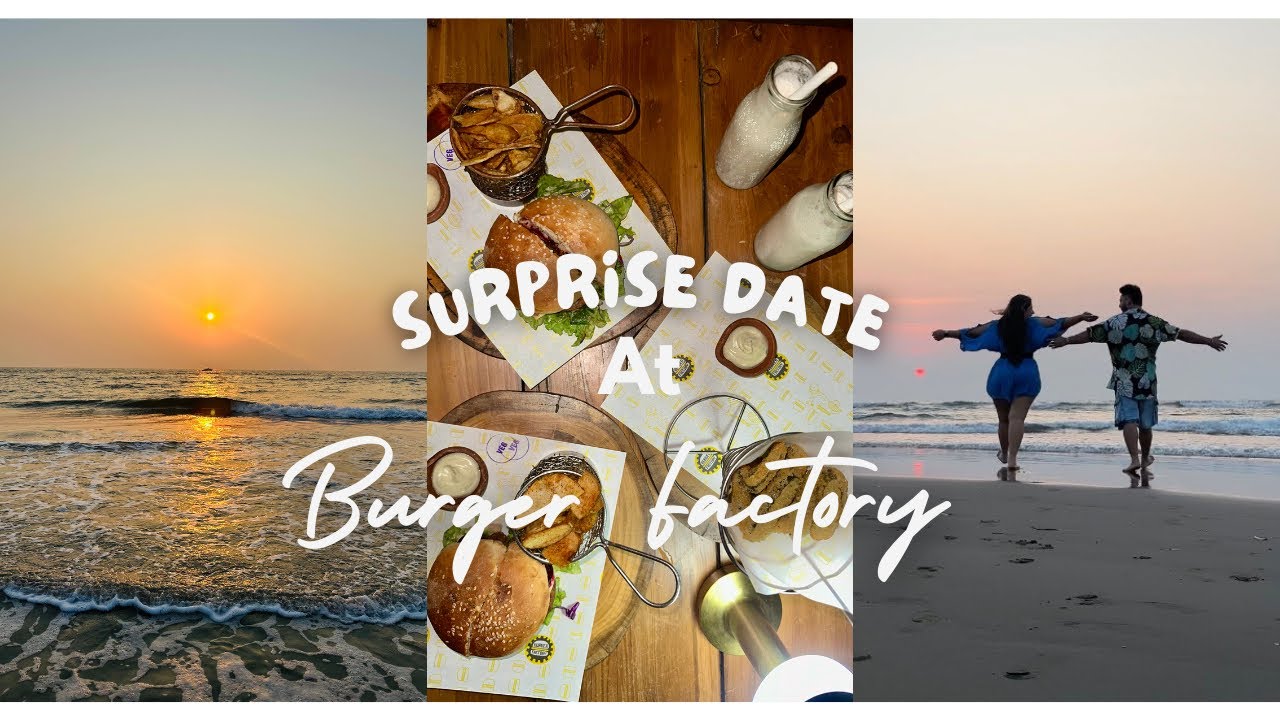 Driving Thar on the Beach 🤯 | Surprise Date at Burger Factory Goa 🍔 🏖️