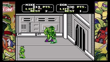 TMNT II Arcade Game NES Part 8