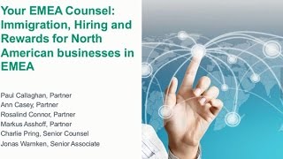 Your EMEA Counsel Hiring Employees - immigration offer letters and rewards