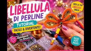 🦋 Libellula di Perline Fatta a Mano | Tutorial Facile