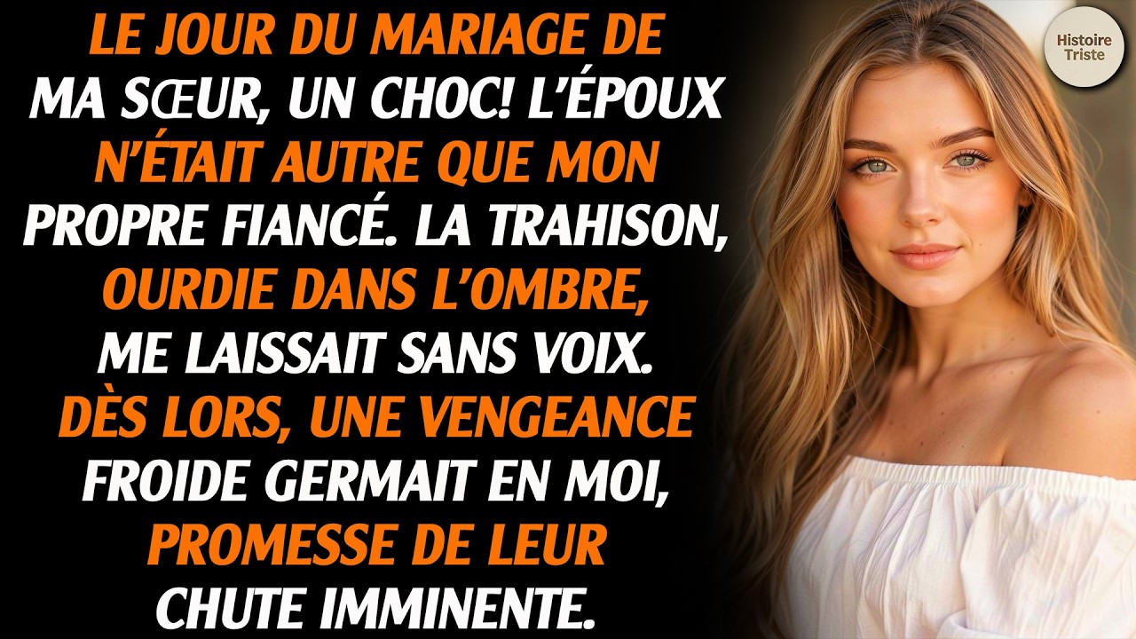 Quand je suis arrivée au mariage de ma sœur, j'ai été profondément choquée de voir que le marié...