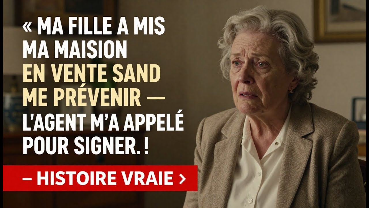 Ma Fille a Mis Ma Maison en Vente Sans Me Prévenir — Puis l’Agent Immobilier M’a Appelé pour Signer