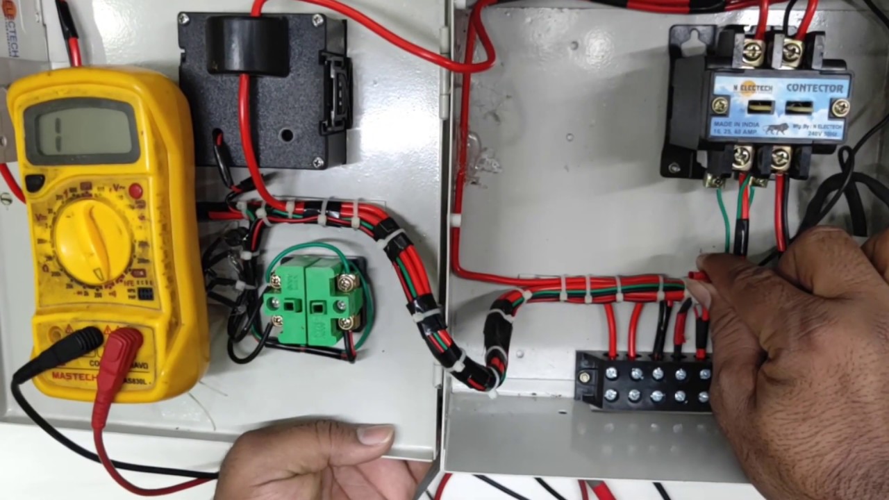 Wiring Circuit of Submersible Pump Controller, Manual Pump Controller