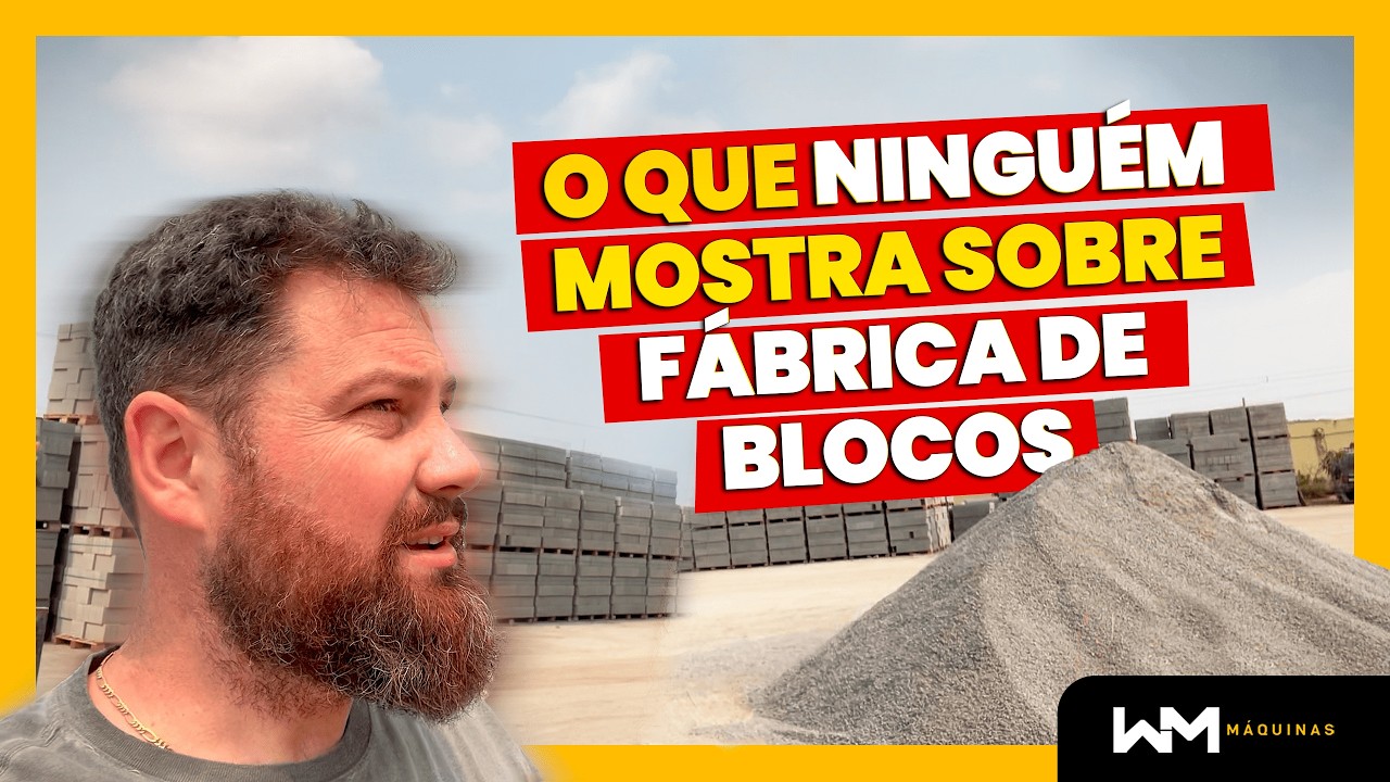 A Verdade Nua e Crua Sobre uma Fábrica de Blocos de Concreto - A Realidade Não Contada
