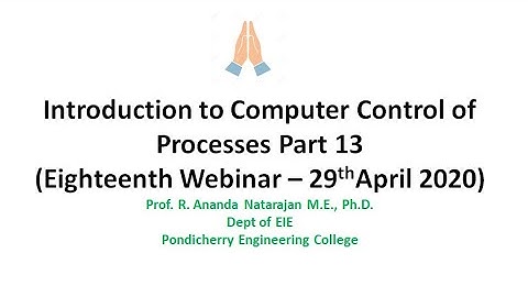 Computer Control of Processes (Simulation) part 13