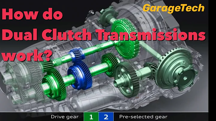 How do Dual Clutch Transmissions work? DSG, DCT, PDK, S-tronic. Auto transmission gearbox animation