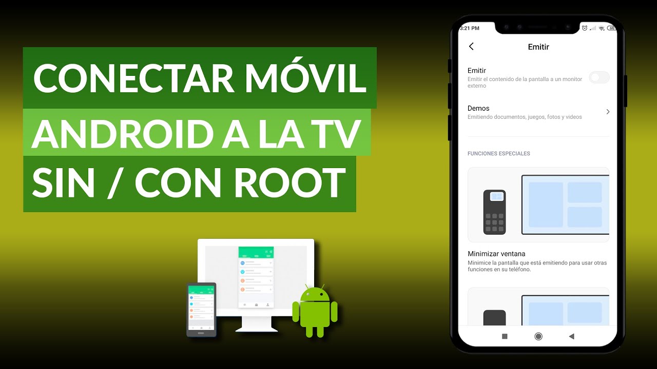 Como Conectar Mi Android A Mi Smart Tv Cómo Conectar mi Móvil Android a la TV sin ROOT y con ROOT - YouTube