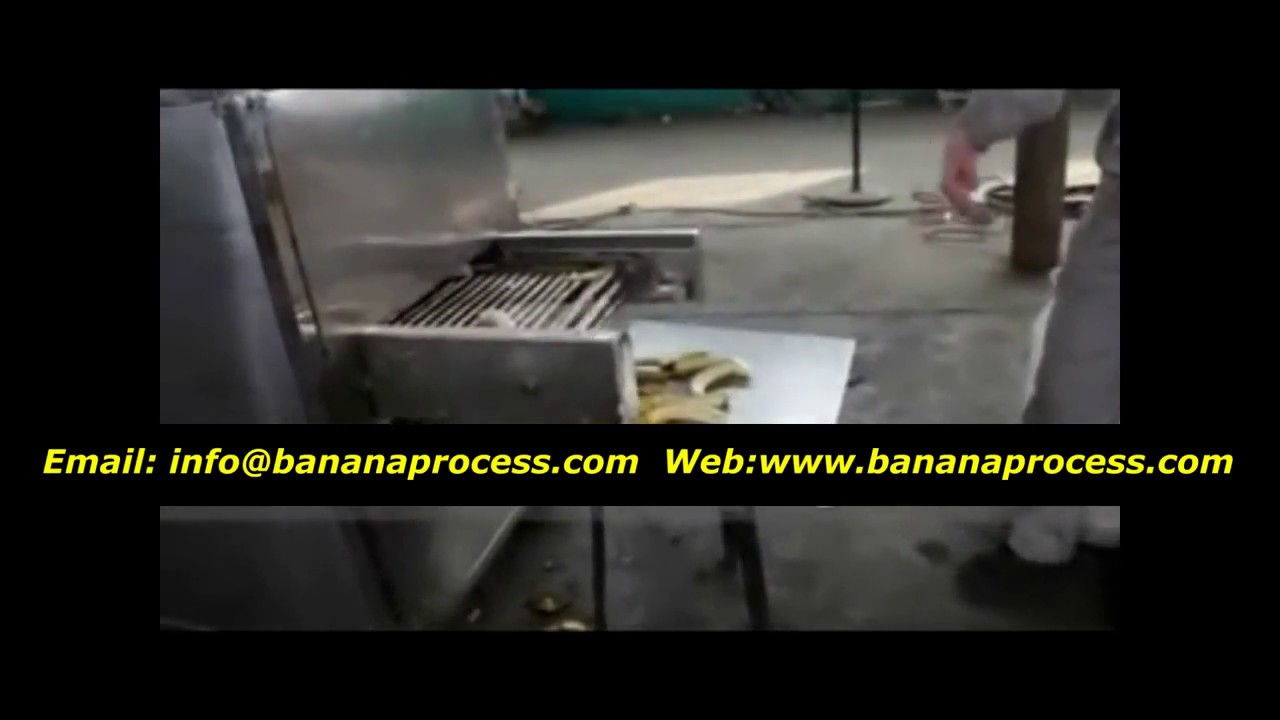 Automatic Bunch Banana Stem Cutting and Peeling Machine YouTube