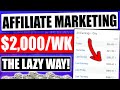 LAZY Affiliate Marketing Tutorial For Beginners Earn $2,000/Wk With Push Notifications.