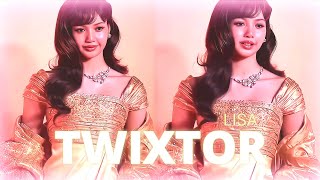 Twixtor 4K Lisa Amazing Thailand Ambador Exclusive Night Lisa Editing Clips