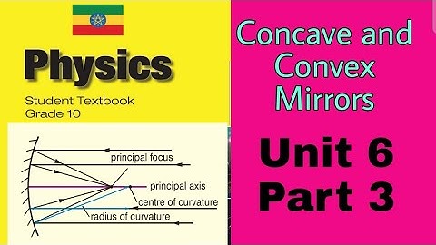 Ethiopian Grade 10 Physics Unit_6 p_3 Concave and Convex Mirror