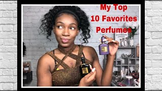 My Top 10 Favorite Perfume Fragrances | Pariss Desarae
