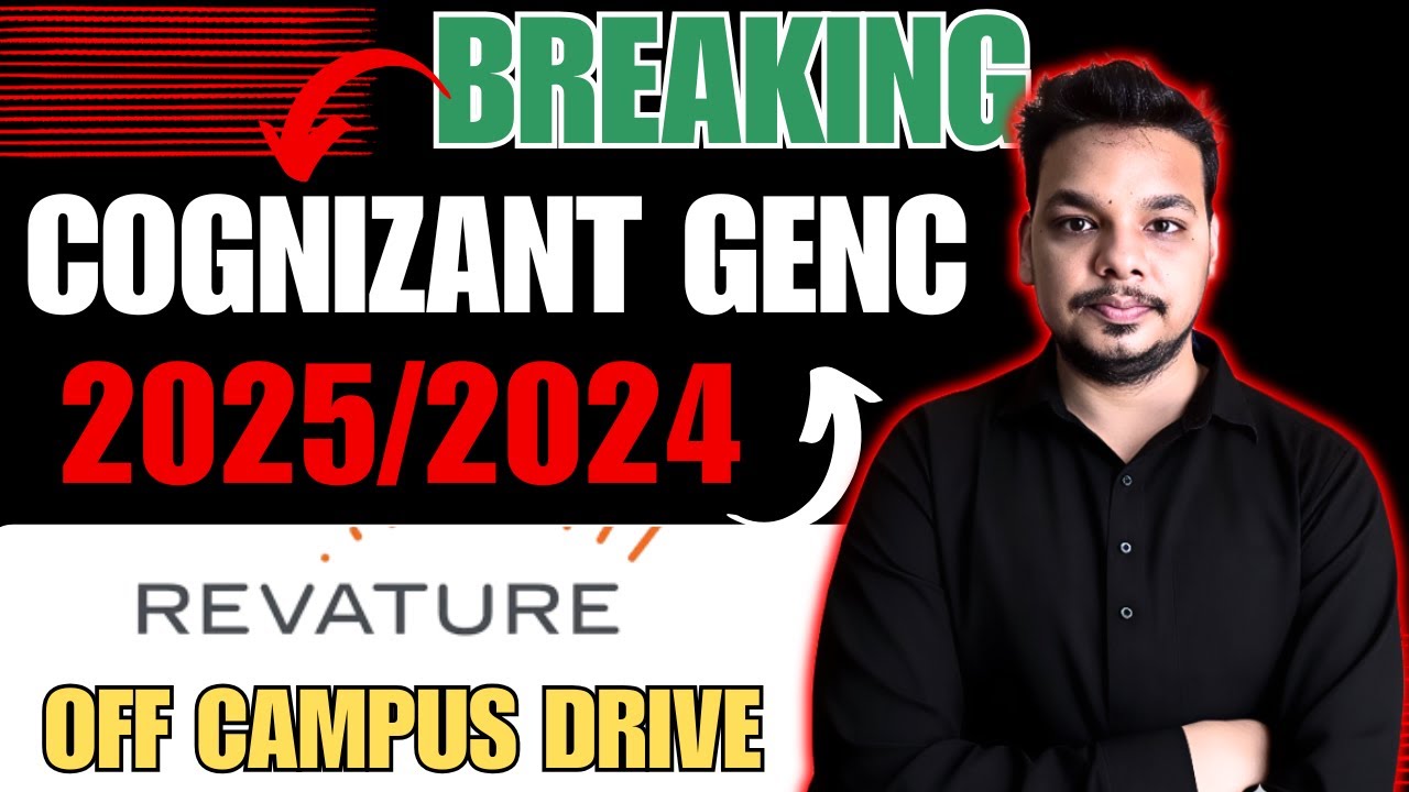 Cognizant GenC Hiring 2025/2024 Batch (Revature) | Off Campus Drive ...
