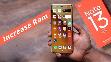 How to Redmi Note 13 Expand RAM Memory | Add RAM Expansion in Redmi Note 13 5g