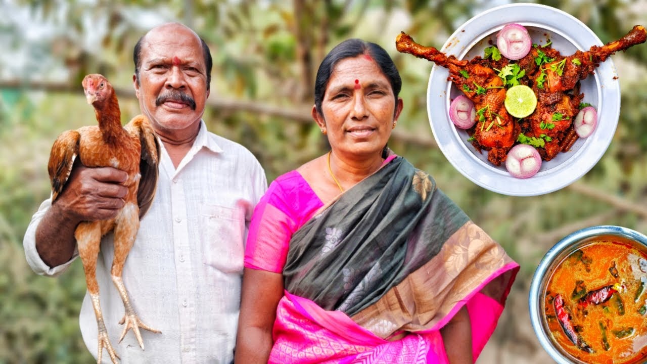 నాటుకోడి వేపుడు | Natukodi Vepudu | Country Chicken fry | Chicken curry Recipe | Parvathamma Kitchen