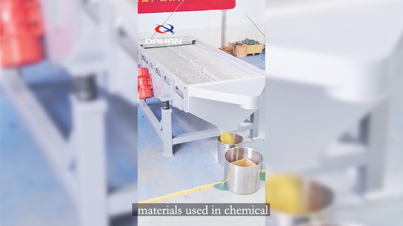 Linear motion vibrating screen - YouTube